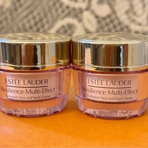 Estée Lauder Resilience Multi-Effect  Face & Neck Cream Moisturizer 15mlx2